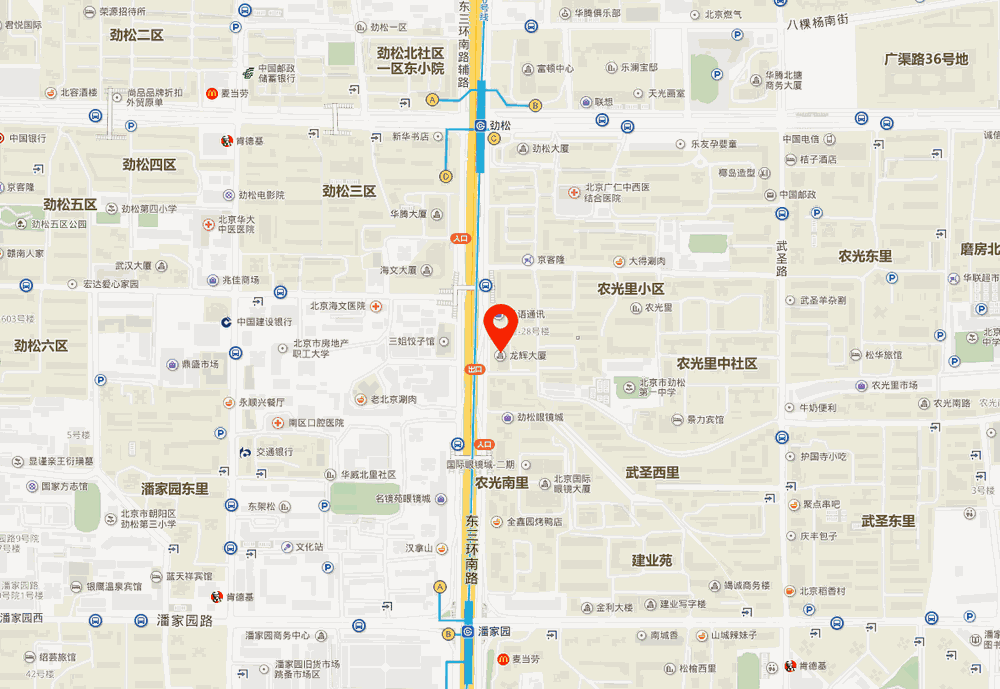 龙辉大厦位置地图